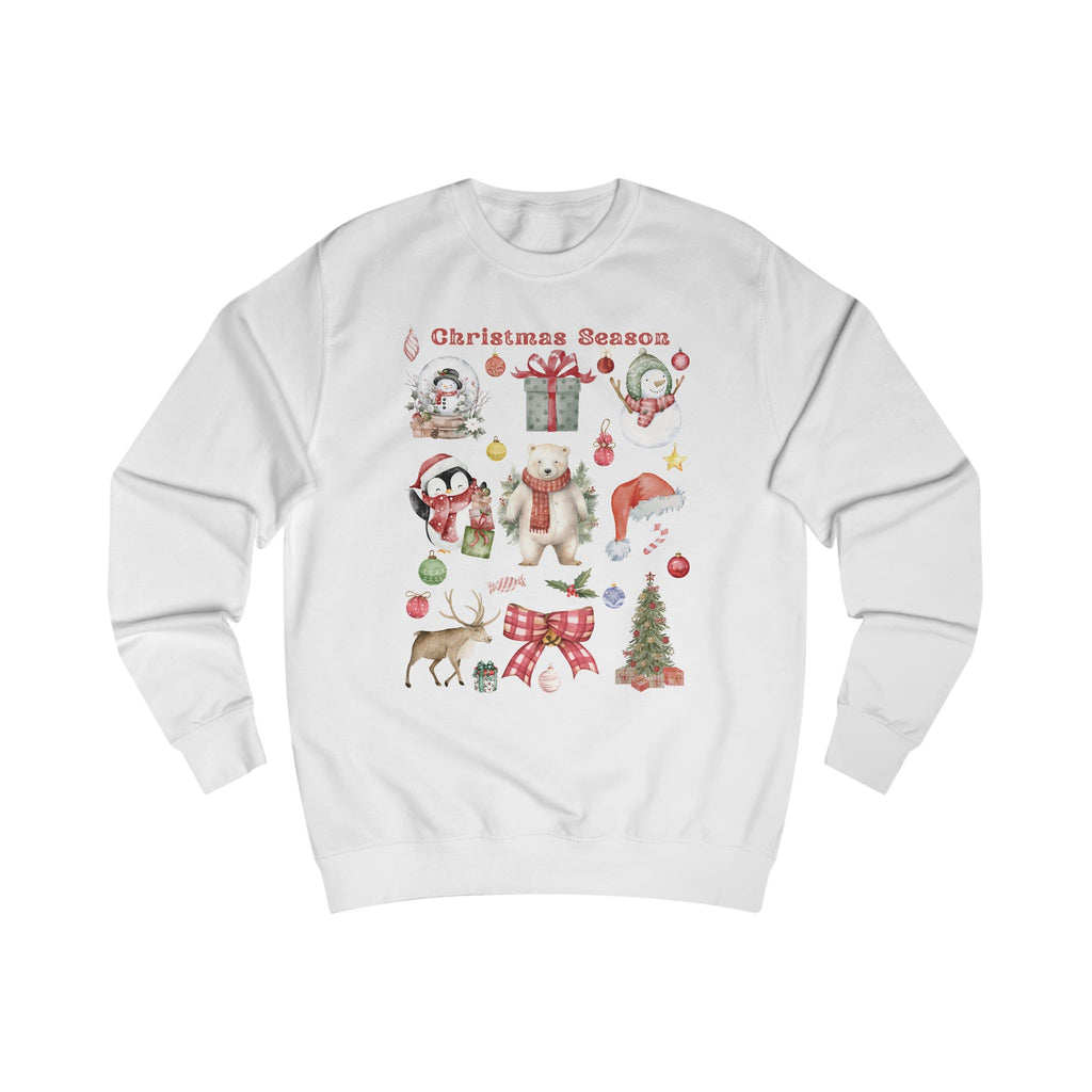 Christmas Season Unisex Sweatshirt, Holiday Apparel, Winter Fashion, Cozy Gift, Festive Sweatshirt, Cute Christmas Sweatshirt