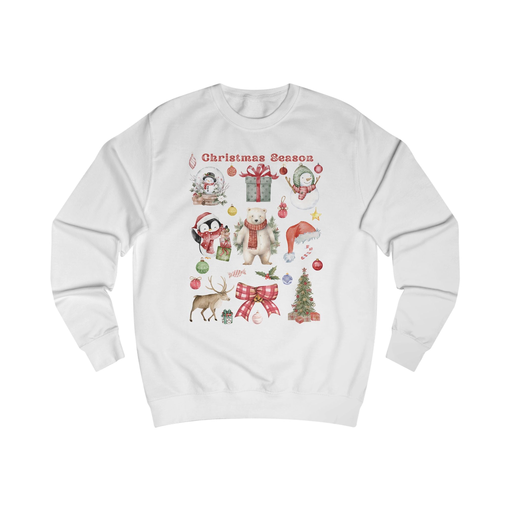 Christmas Season Unisex Sweatshirt, Holiday Apparel, Winter Fashion, Cozy Gift, Festive Sweatshirt, Cute Christmas Sweatshirt