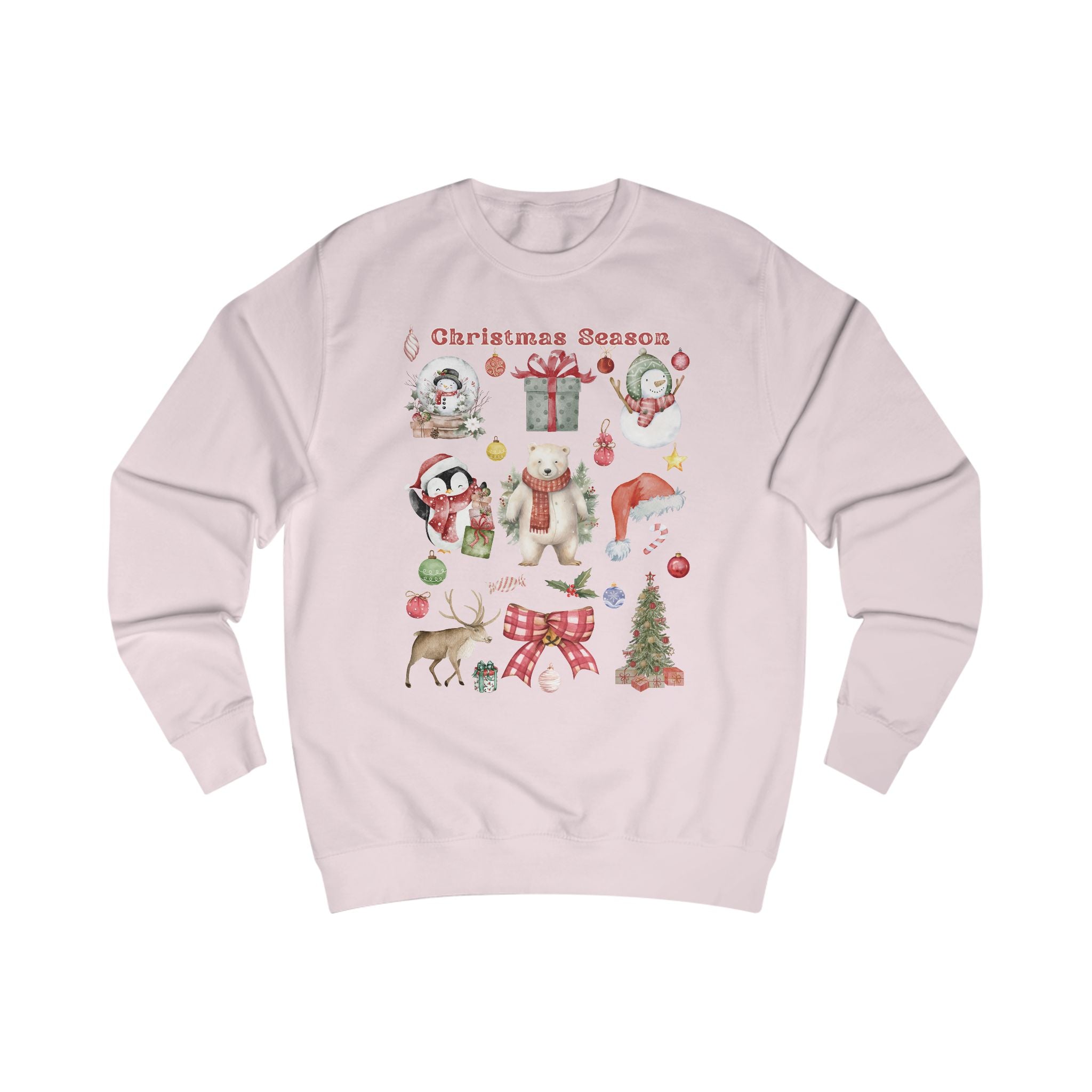 Christmas Season Unisex Sweatshirt, Holiday Apparel, Winter Fashion, Cozy Gift, Festive Sweatshirt, Cute Christmas Sweatshirt