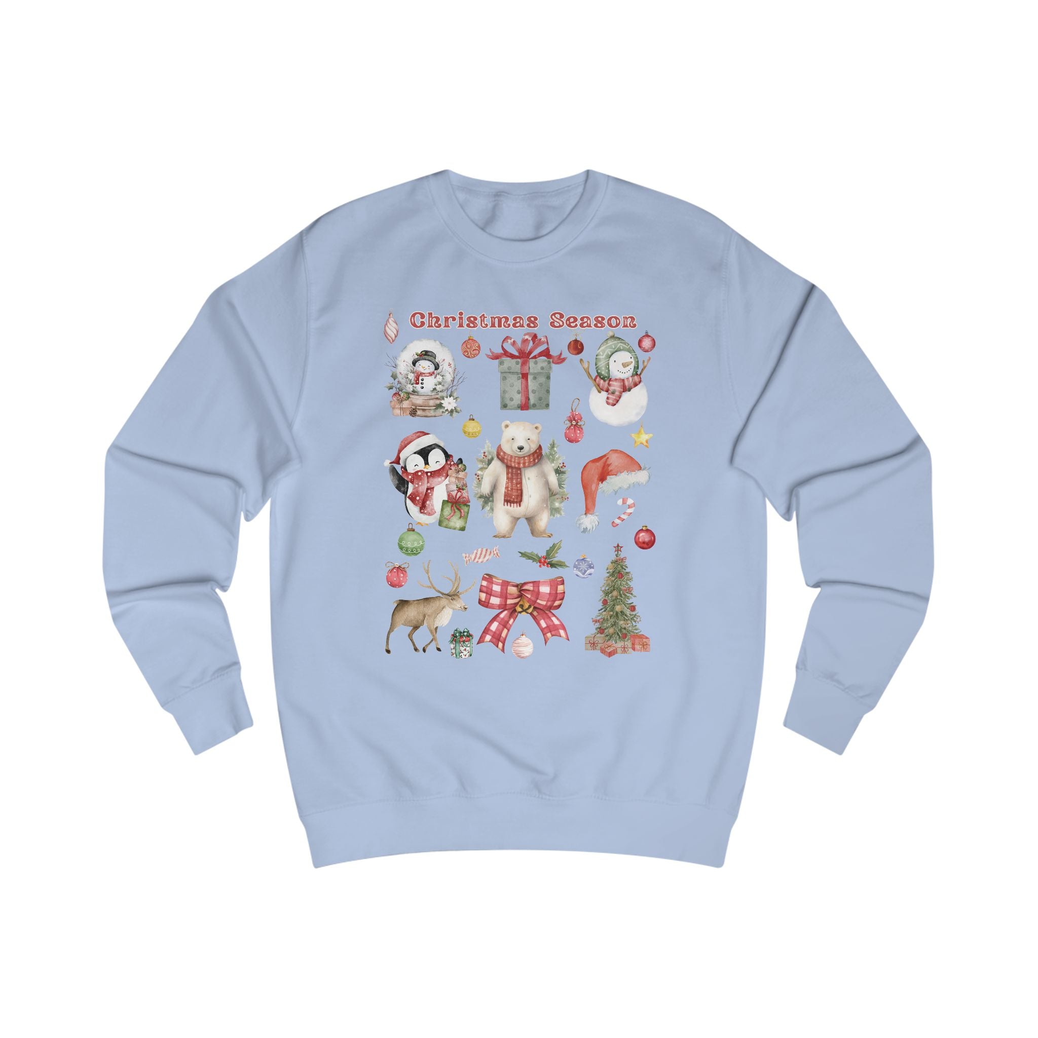 Christmas Season Unisex Sweatshirt, Holiday Apparel, Winter Fashion, Cozy Gift, Festive Sweatshirt, Cute Christmas Sweatshirt