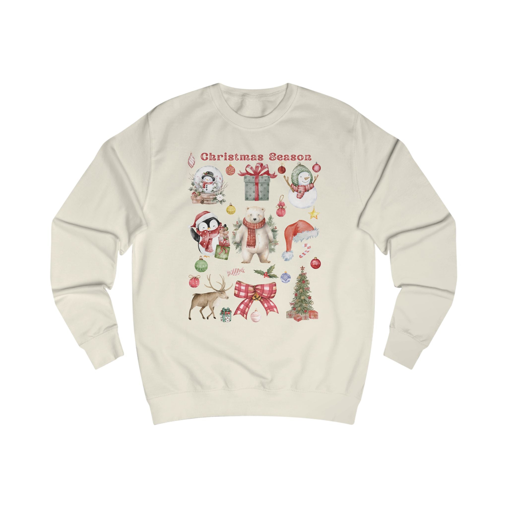 Christmas Season Unisex Sweatshirt, Holiday Apparel, Winter Fashion, Cozy Gift, Festive Sweatshirt, Cute Christmas Sweatshirt