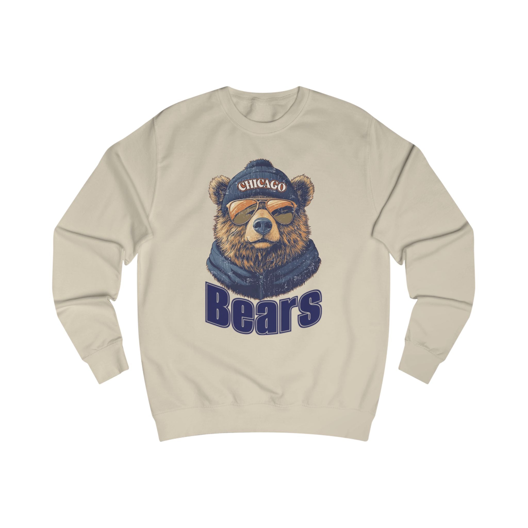 Chicago Bears Football Mascot Unisex Sweatshirt - Cozy Team Apparel for Game Day