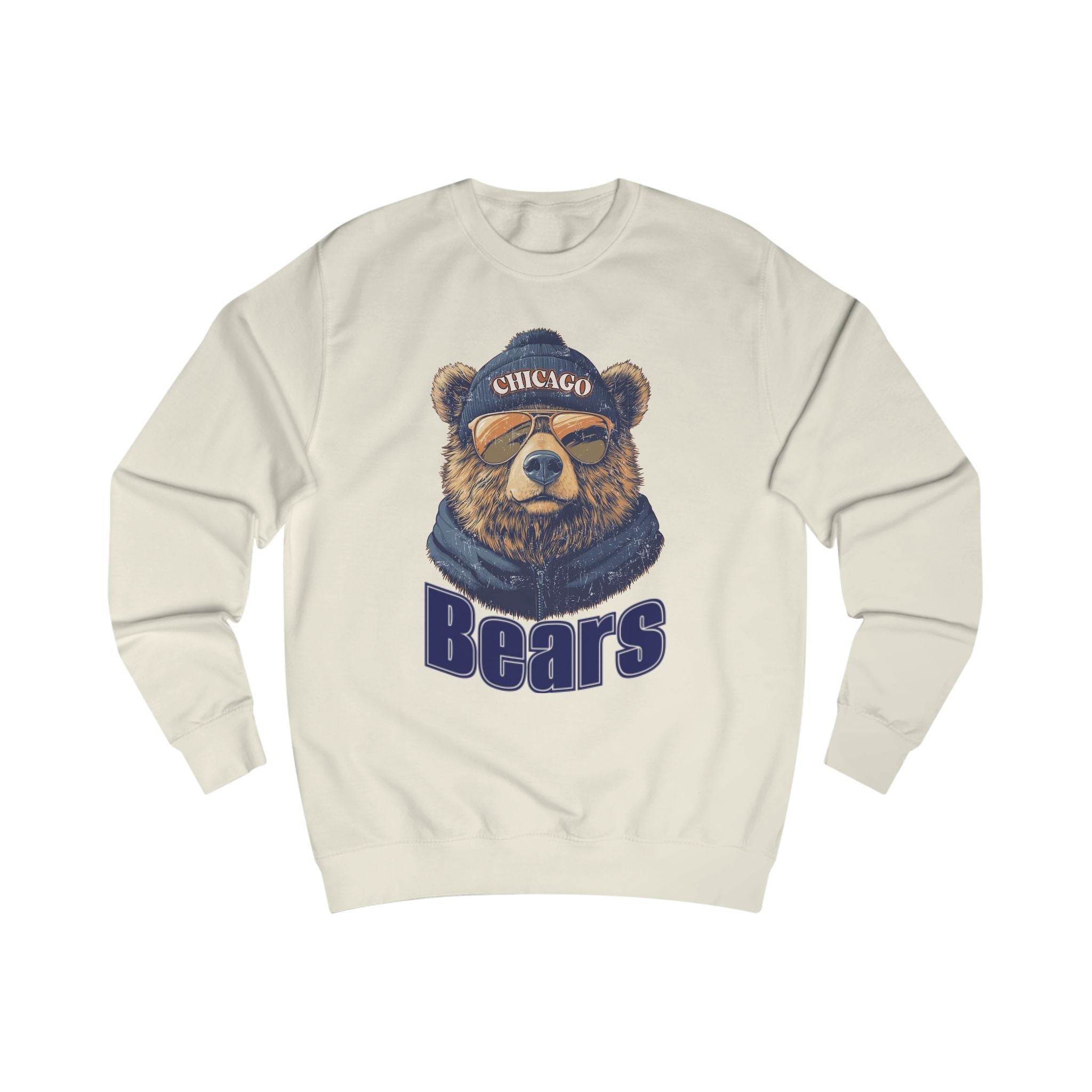 Chicago Bears Football Mascot Unisex Sweatshirt - Cozy Team Apparel for Game Day