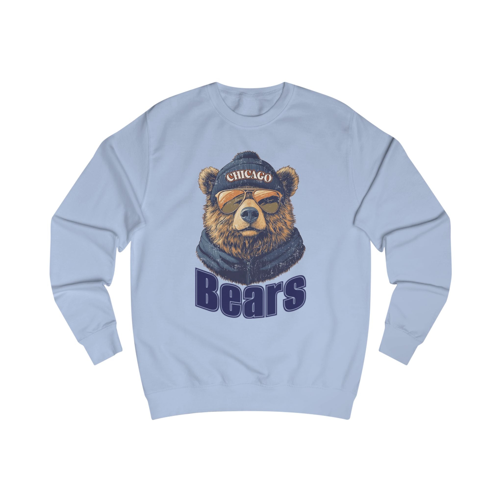 Chicago Bears Football Mascot Unisex Sweatshirt - Cozy Team Apparel for Game Day