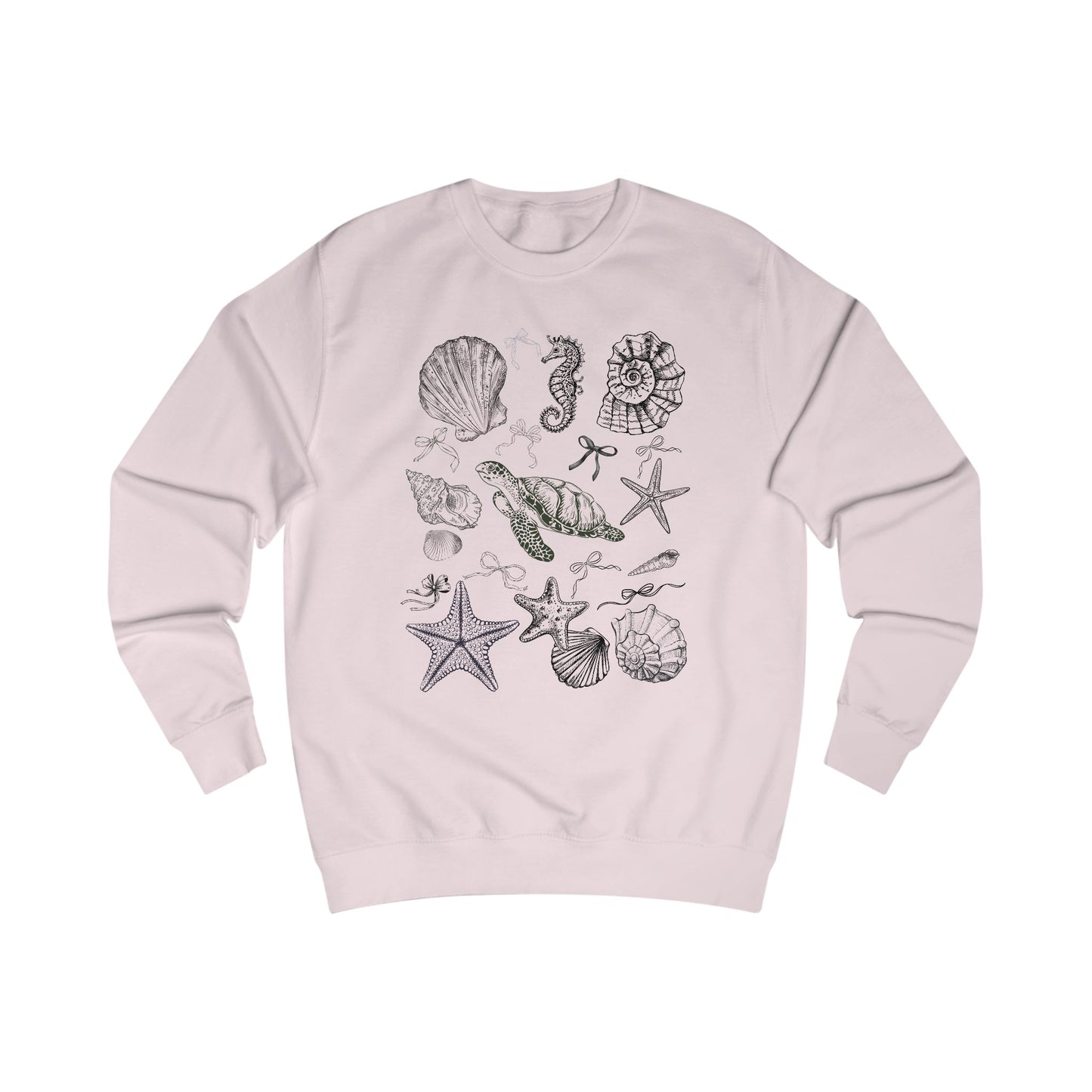 Coastal Shells Unisex Sweatshirt - Beach Lover's Gift, Casual Wear, Ocean Theme Apparel, Summer Wardrobe Essential, Nautical Style
