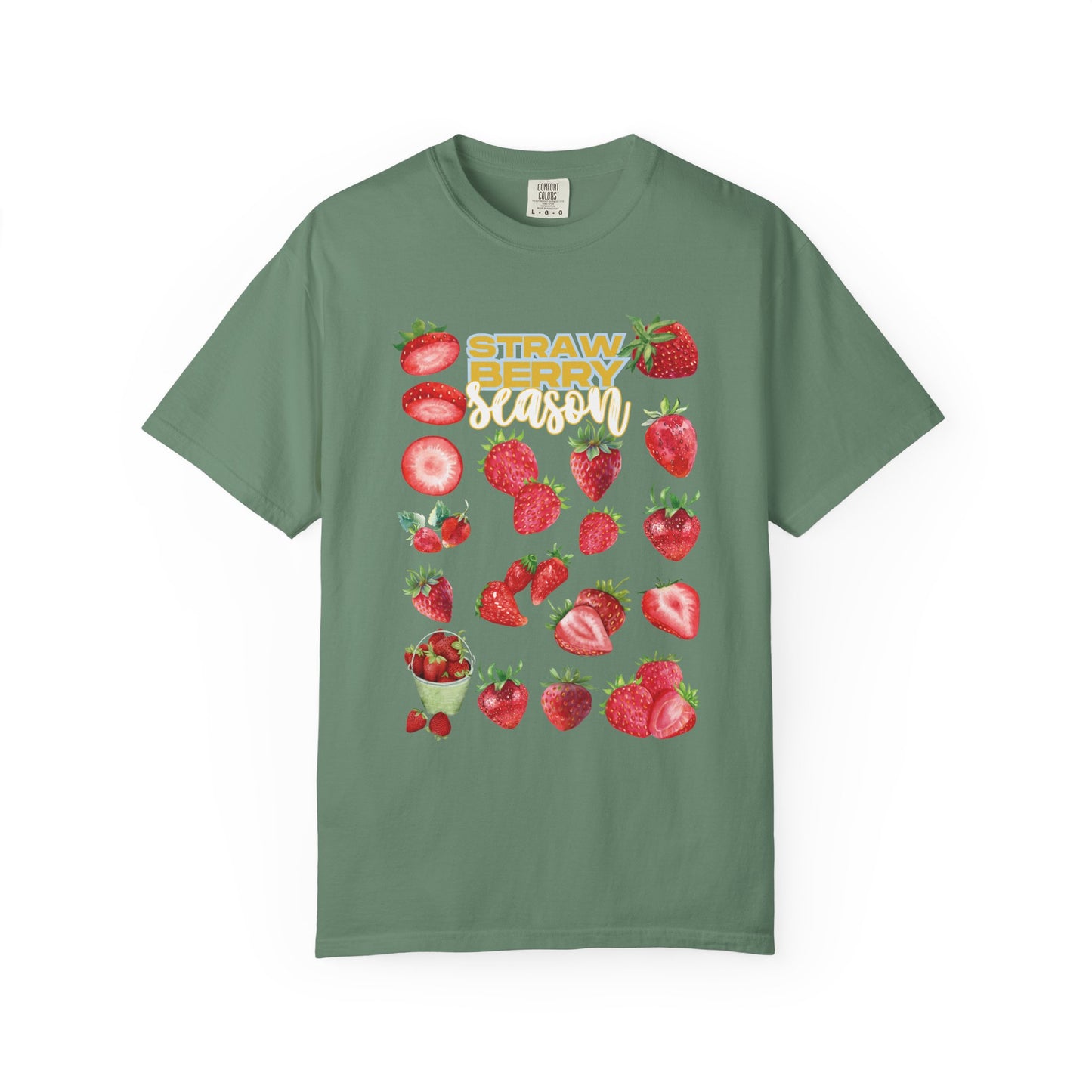 Strawberry Season T-Shirt, Summer Tee, Fruit Lover Gift, Unisex Casual Wear, Fun Graphic Shirt, Cute Outfit Idea