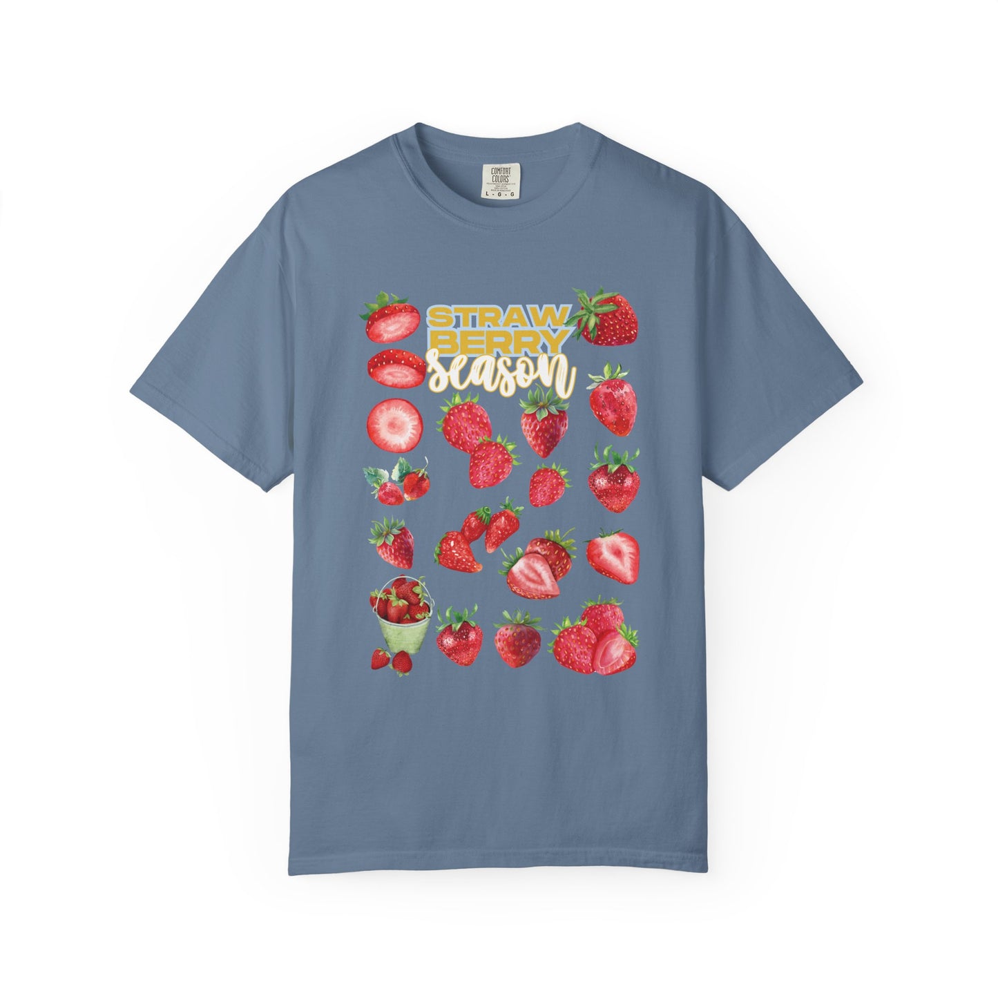 Strawberry Season T-Shirt, Summer Tee, Fruit Lover Gift, Unisex Casual Wear, Fun Graphic Shirt, Cute Outfit Idea