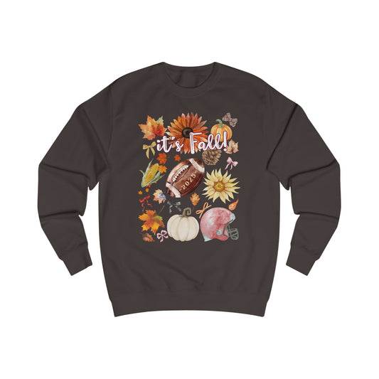 Cozy Fall Sweatshirt, Autumn Vibes Pullover, Unisex Sweatshirt for Football Season, Thanksgiving Gift, Seasonal Outfit