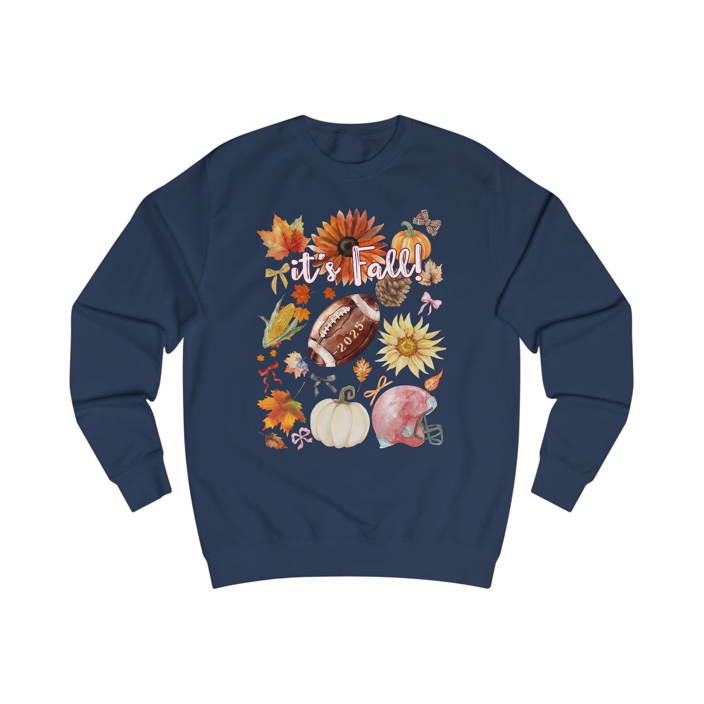 Cozy Fall Sweatshirt, Autumn Vibes Pullover, Unisex Sweatshirt for Football Season, Thanksgiving Gift, Seasonal Outfit