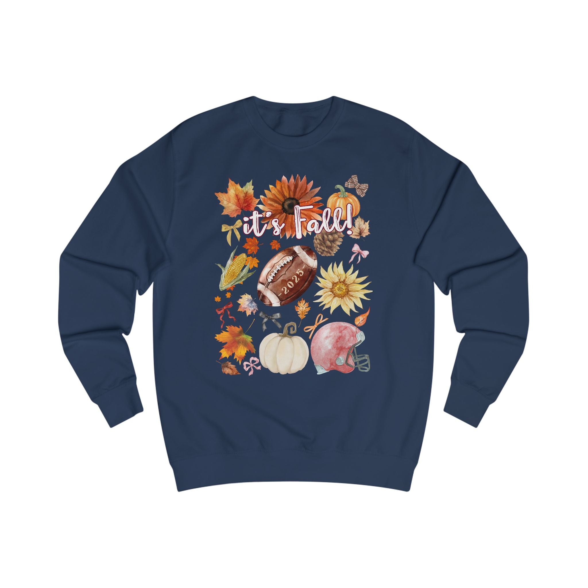 Cozy Fall Sweatshirt, Autumn Vibes Pullover, Unisex Sweatshirt for Football Season, Thanksgiving Gift, Seasonal Outfit