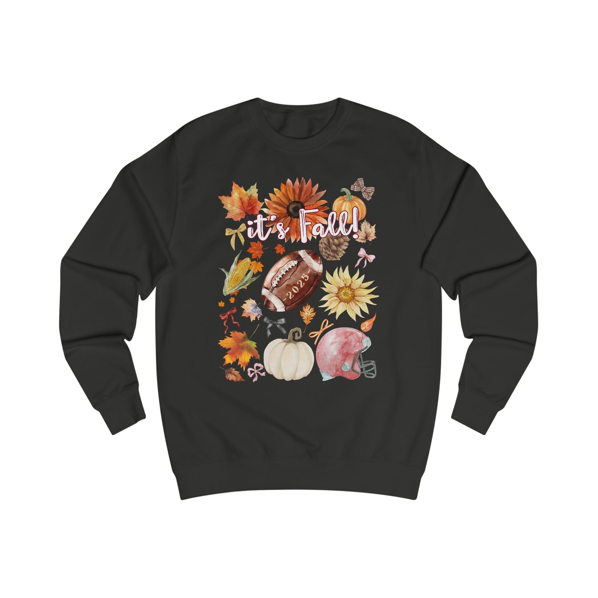 Cozy Fall Sweatshirt, Autumn Vibes Pullover, Unisex Sweatshirt for Football Season, Thanksgiving Gift, Seasonal Outfit