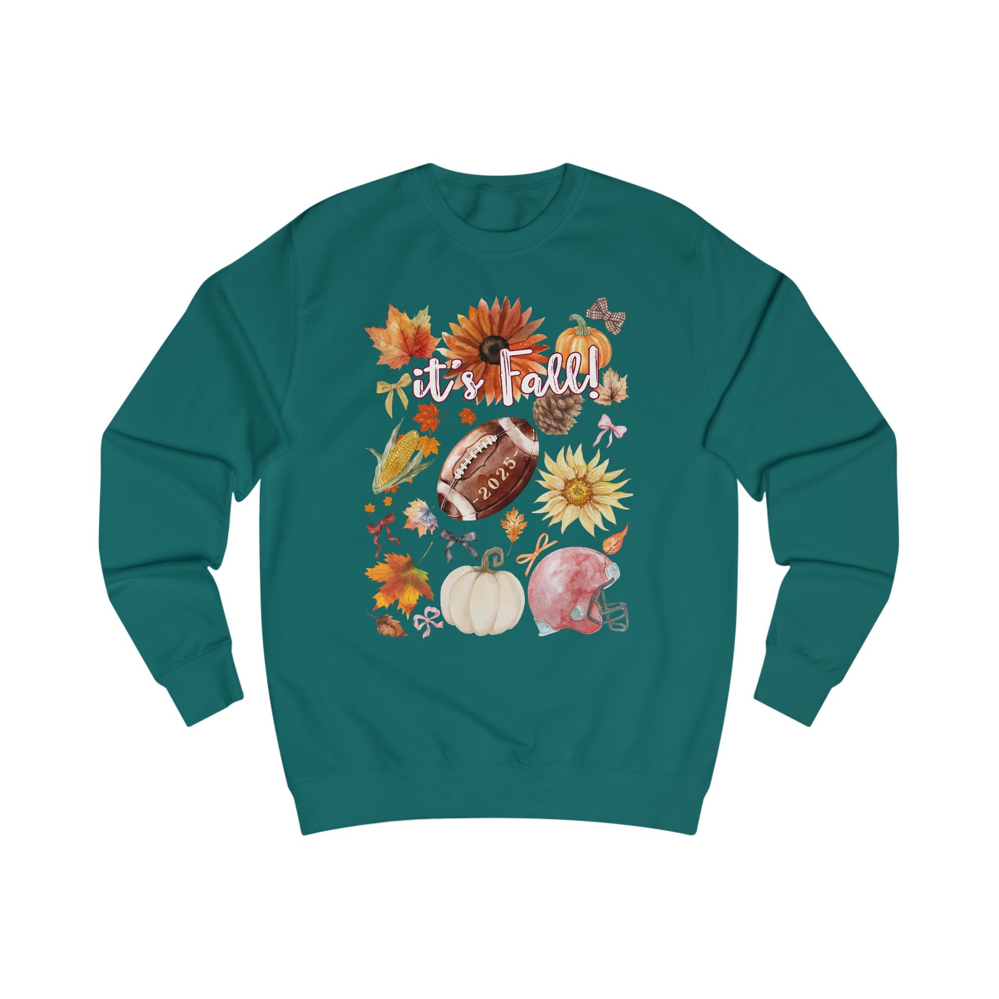 Cozy Fall Sweatshirt, Autumn Vibes Pullover, Unisex Sweatshirt for Football Season, Thanksgiving Gift, Seasonal Outfit