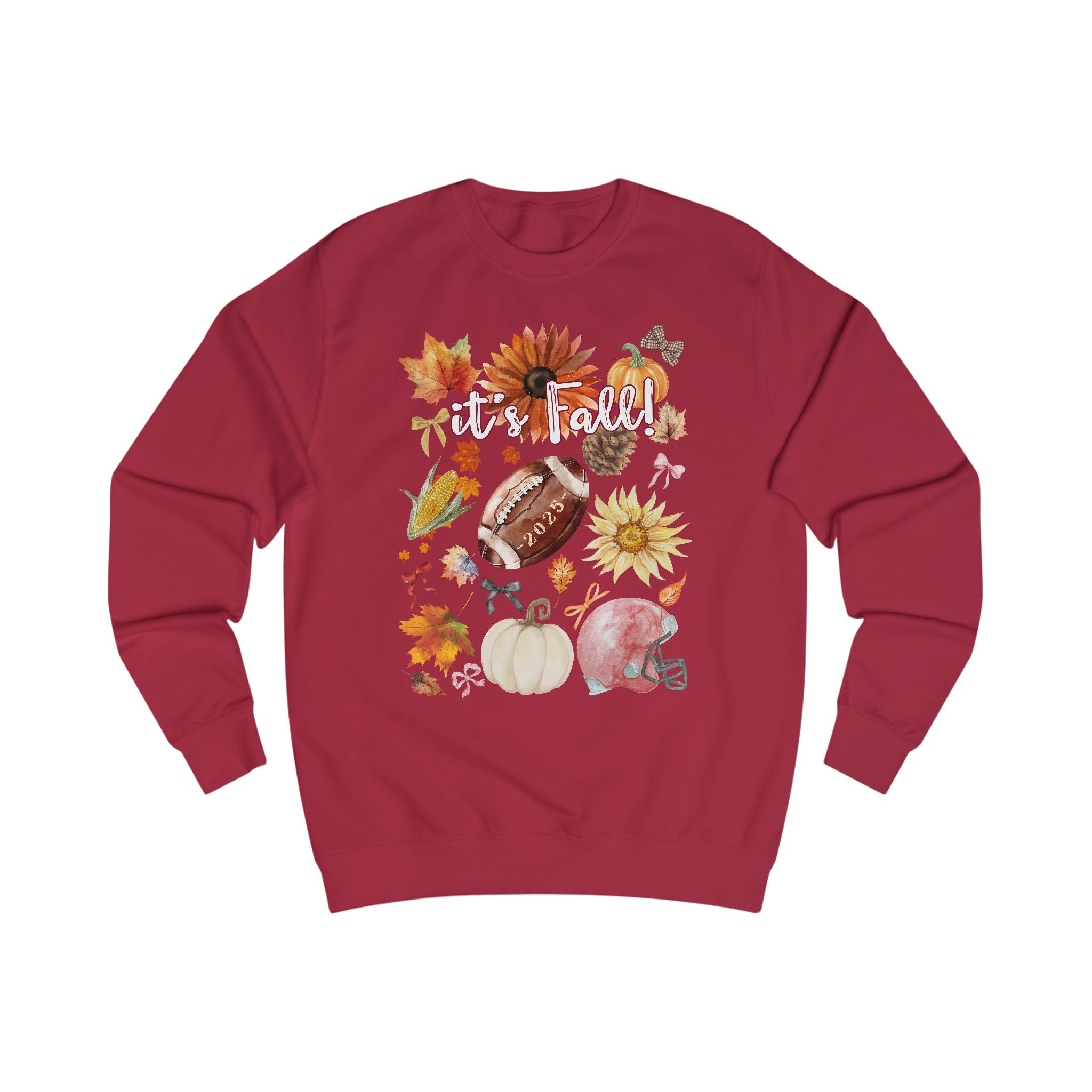 Cozy Fall Sweatshirt, Autumn Vibes Pullover, Unisex Sweatshirt for Football Season, Thanksgiving Gift, Seasonal Outfit