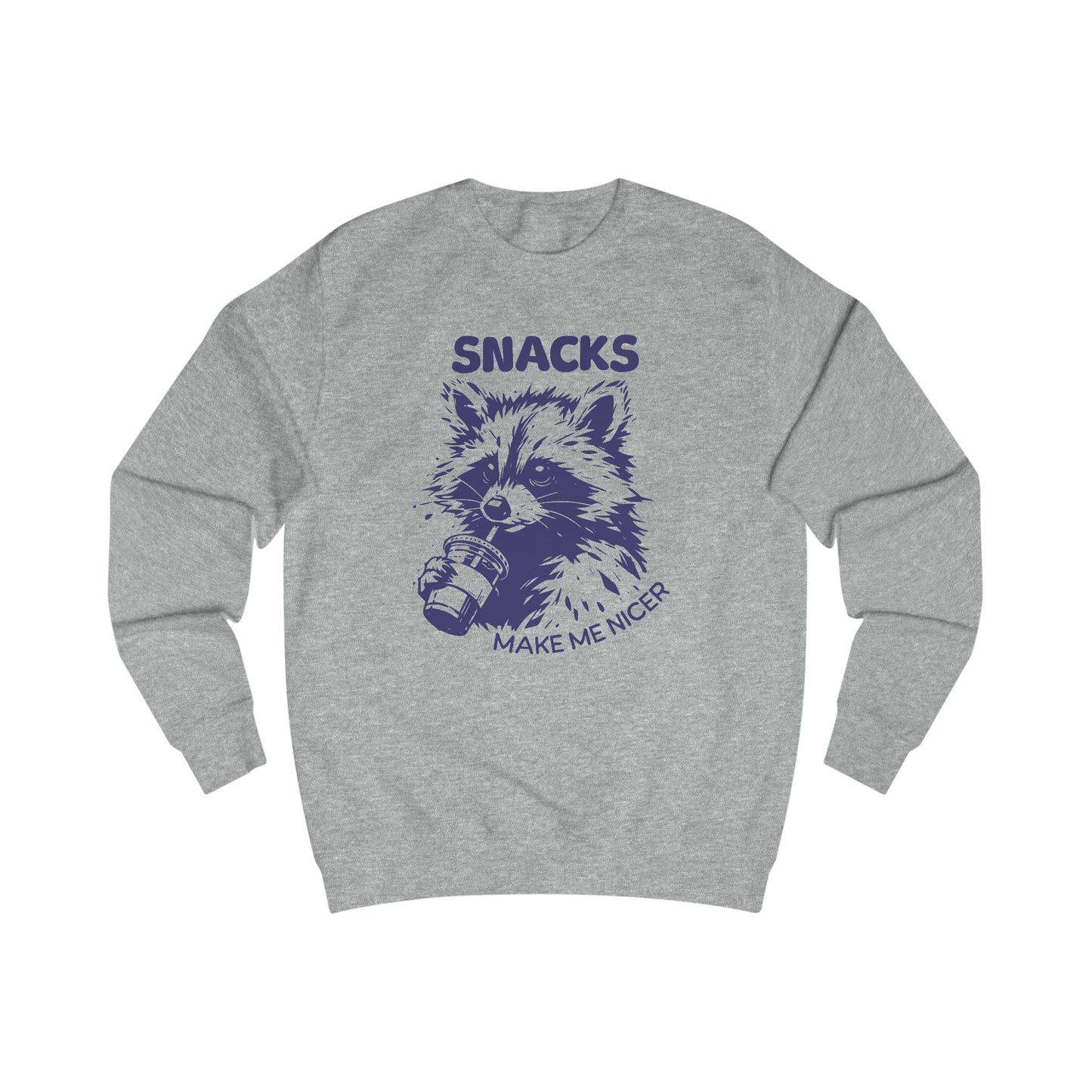 Playful Raccoon Sweatshirt - Raccoon Design, Funny Gift for Animal Lovers, Cozy Casual Wear, Unique Holiday Present, Cute Graphic Top