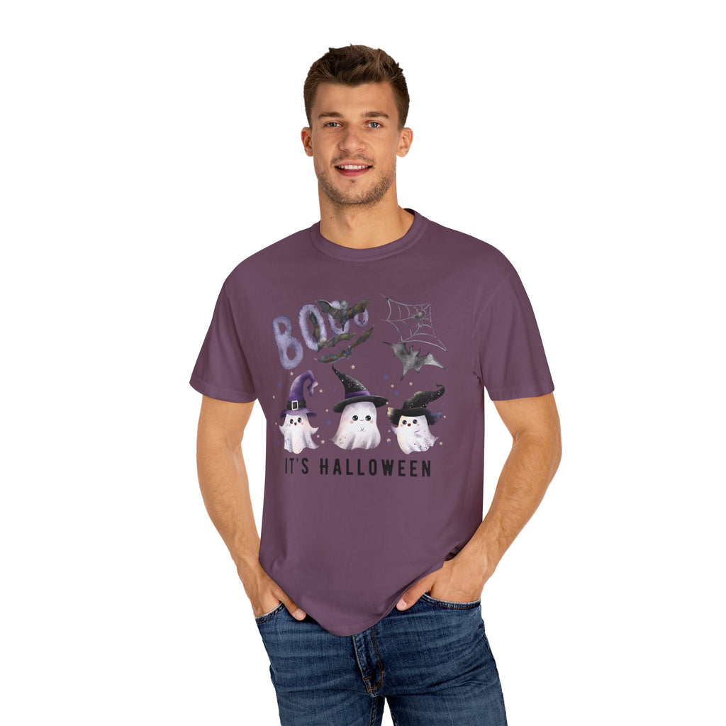 Halloween Cute Ghost T-Shirt, Unisex Fall Tee, Spooky Shirt, Kids Halloween Costume, Festive Apparel, Trick or Treat Shirt