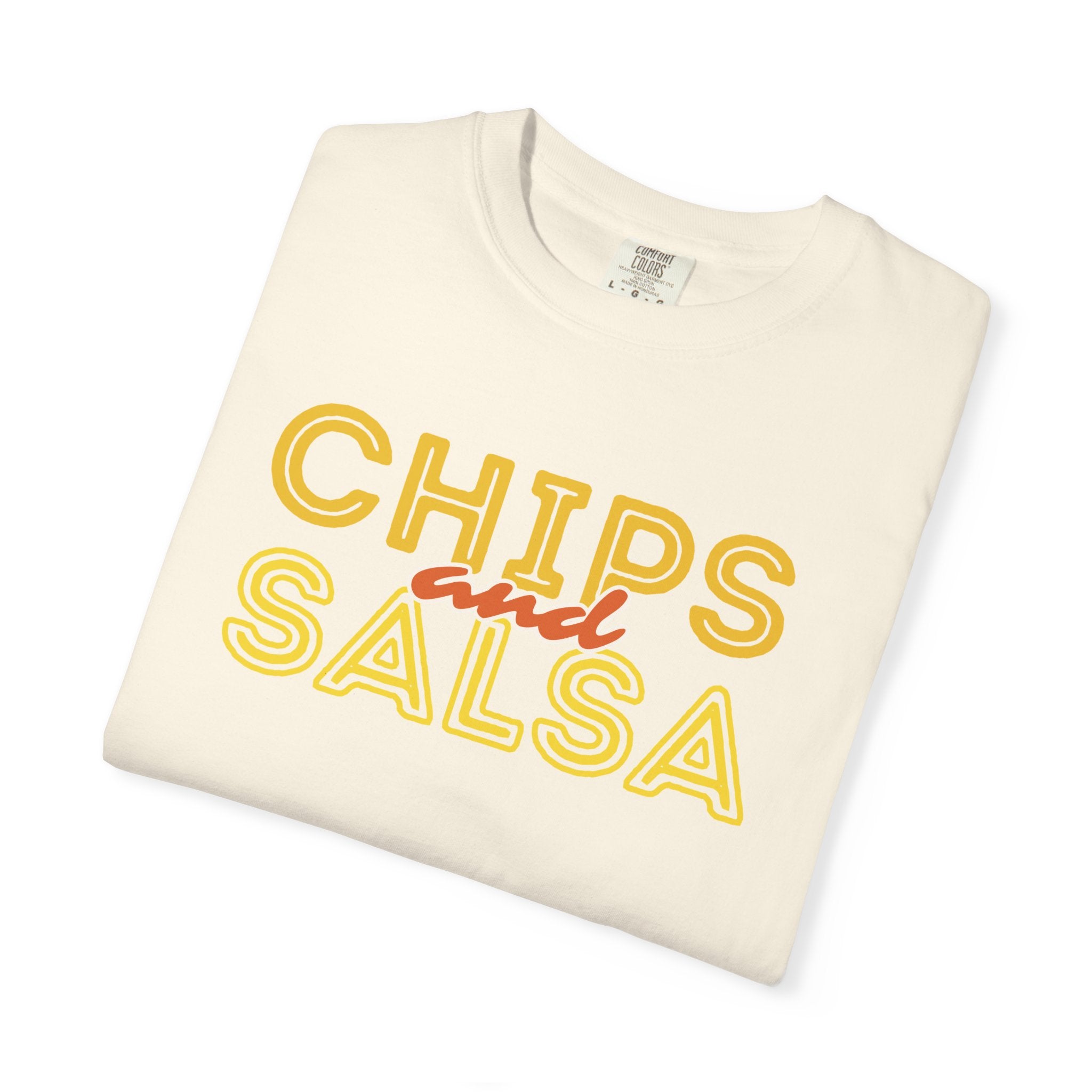 Chips and Salsa Unisex T-shirt, Casual Summer Tee, Foodie Gift, Gift for Friends, Cute Graphic Top, Comfortable Everyday Wear
