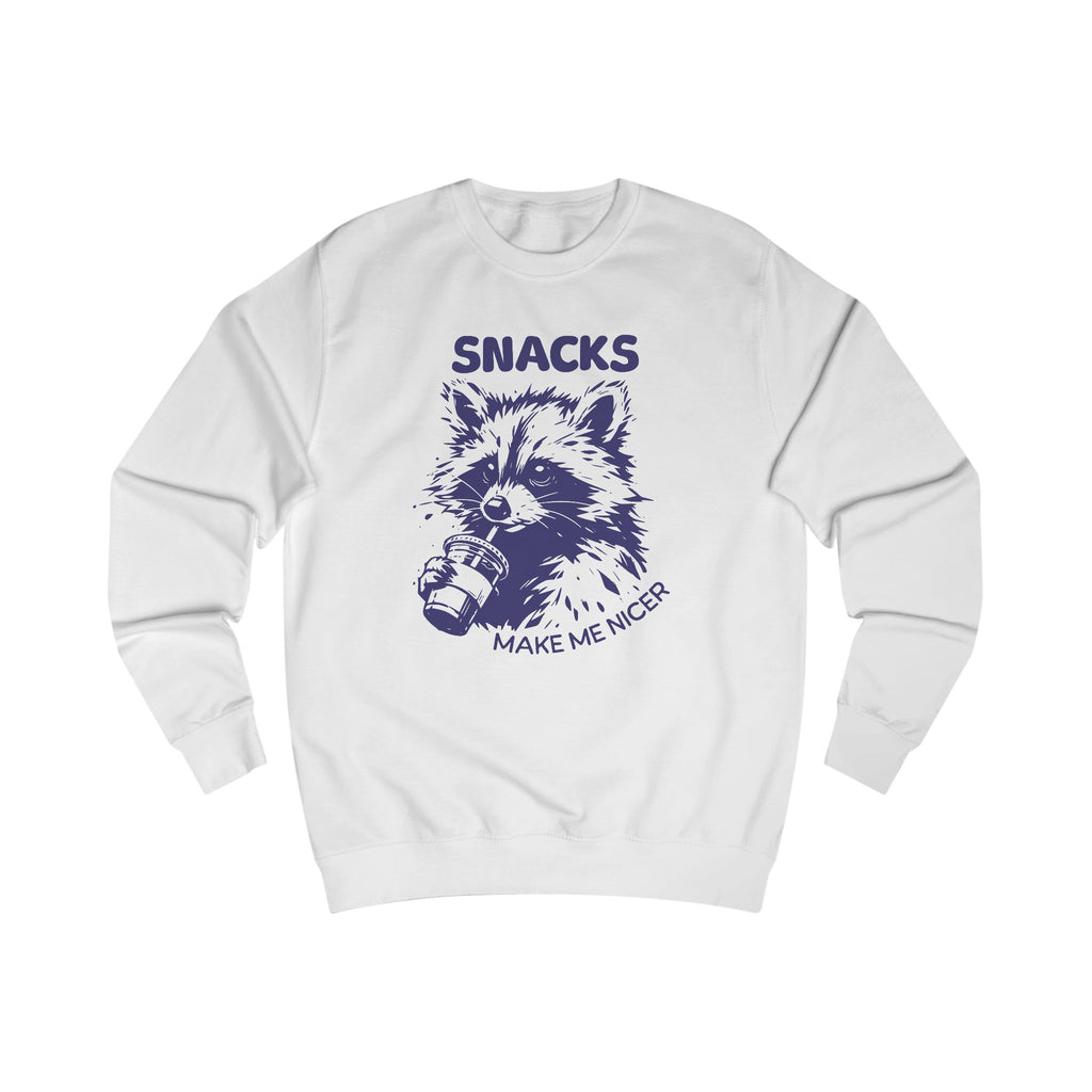Playful Raccoon Sweatshirt - Raccoon Design, Funny Gift for Animal Lovers, Cozy Casual Wear, Unique Holiday Present, Cute Graphic Top