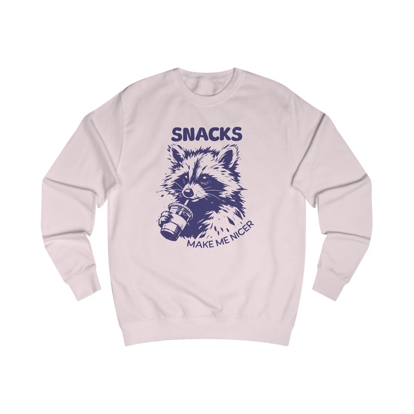 Playful Raccoon Sweatshirt - Raccoon Design, Funny Gift for Animal Lovers, Cozy Casual Wear, Unique Holiday Present, Cute Graphic Top