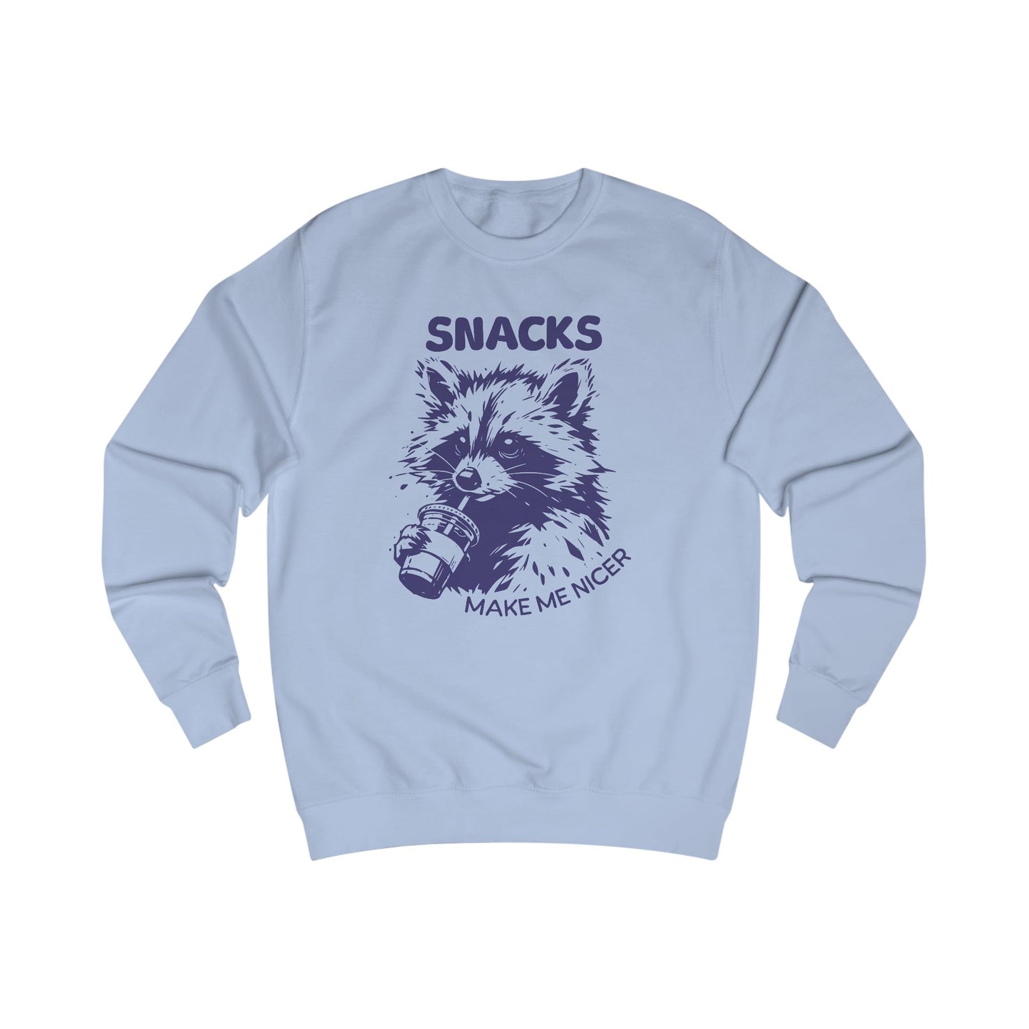 Playful Raccoon Sweatshirt - Raccoon Design, Funny Gift for Animal Lovers, Cozy Casual Wear, Unique Holiday Present, Cute Graphic Top