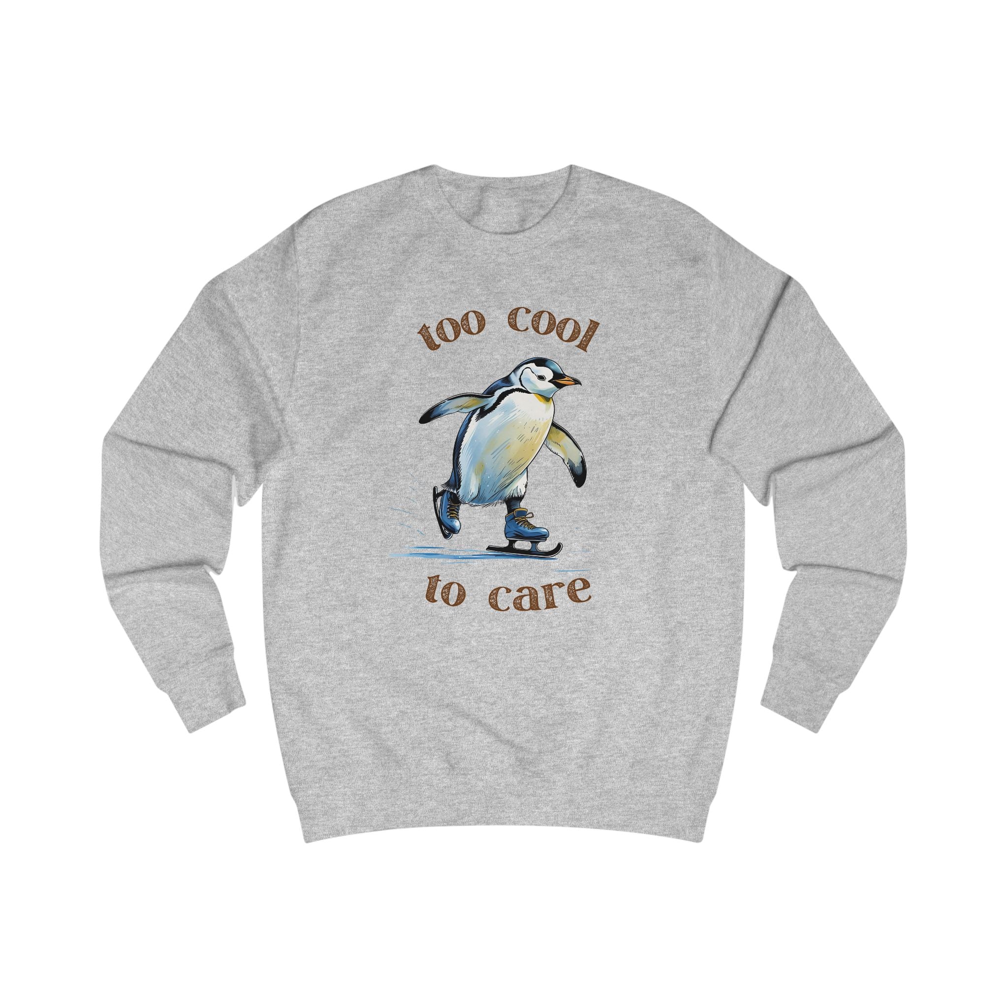 Cool Penguin Unisex Sweatshirt, Funny Sweatshirt, Cute Animal Apparel, Casual Wear, Gift for Animal Lovers, Winter Fashion