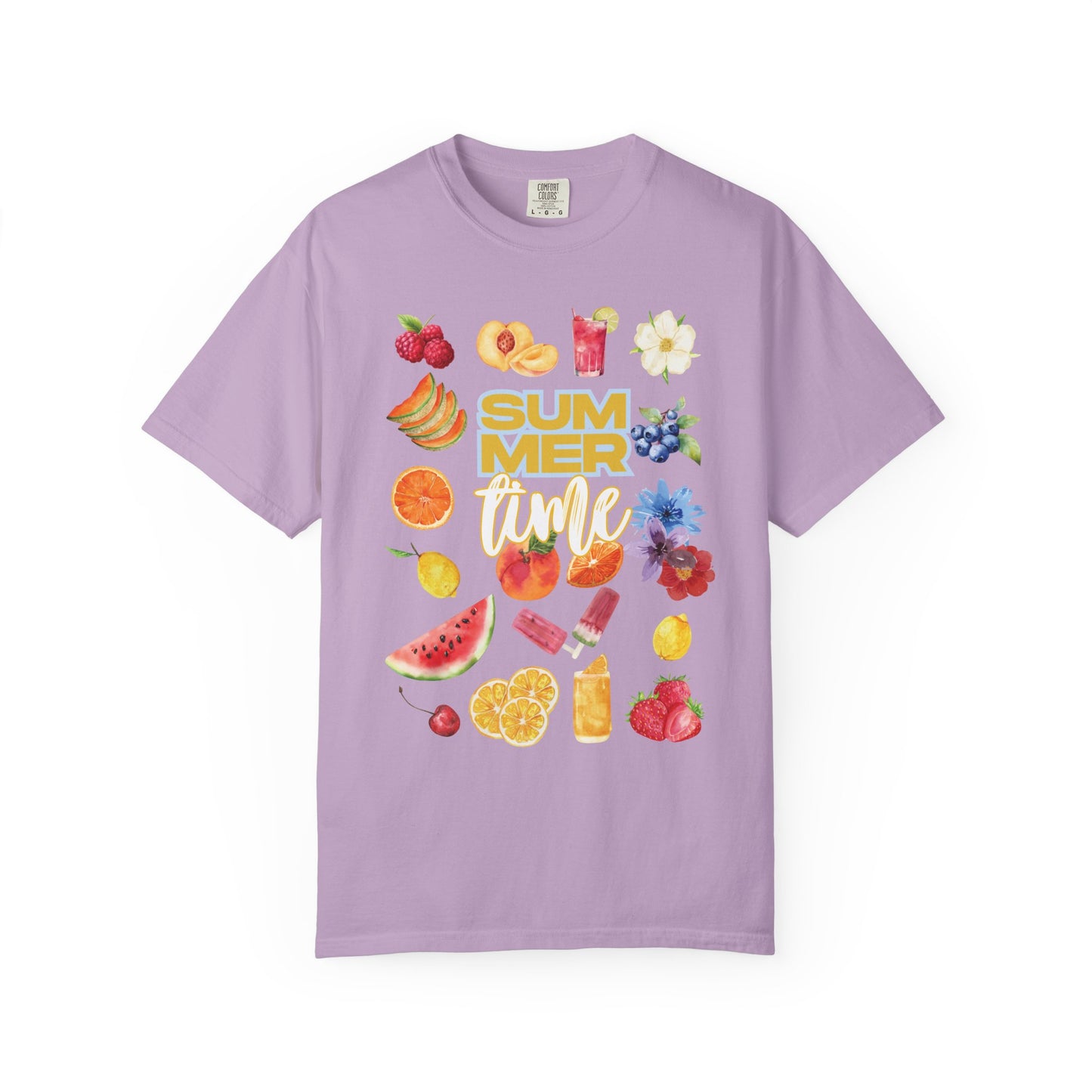 Summer Fruit Vibes T-Shirt, Unisex Casual Tee, Graphic Tee for Summer, Beachwear, Vacation Top, Gift for Her