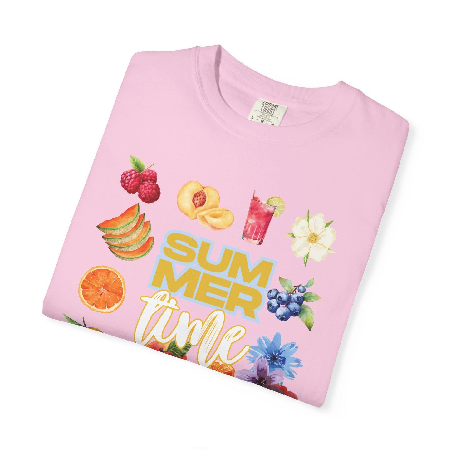Summer Fruit Vibes T-Shirt, Unisex Casual Tee, Graphic Tee for Summer, Beachwear, Vacation Top, Gift for Her