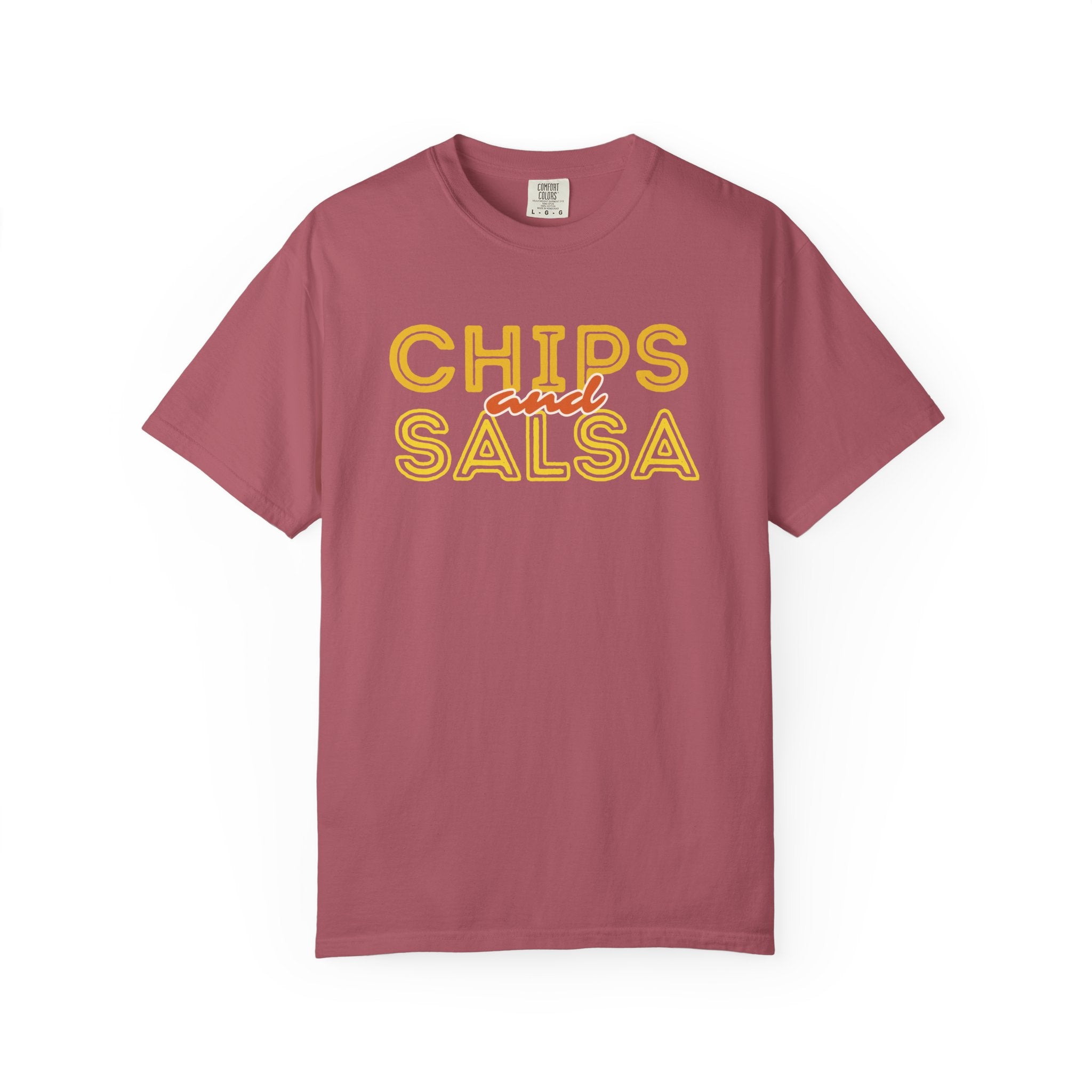 Chips and Salsa Unisex T-shirt, Casual Summer Tee, Foodie Gift, Gift for Friends, Cute Graphic Top, Comfortable Everyday Wear