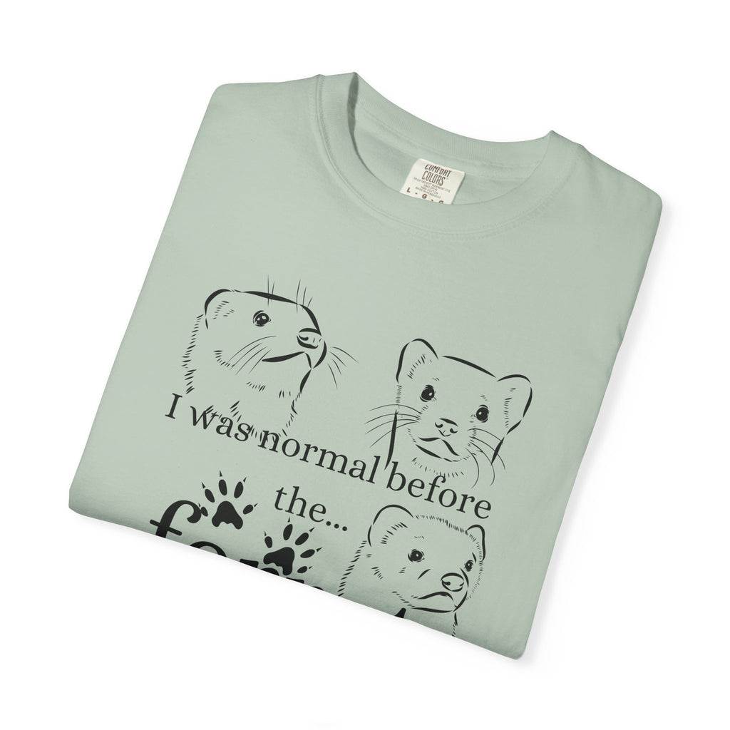 Whimsical Ferret T-shirt, Cute Animal Lover Tee, Gift for Pet Owners, Funny Graphic Tee, Ferret Mom/Dad Gift