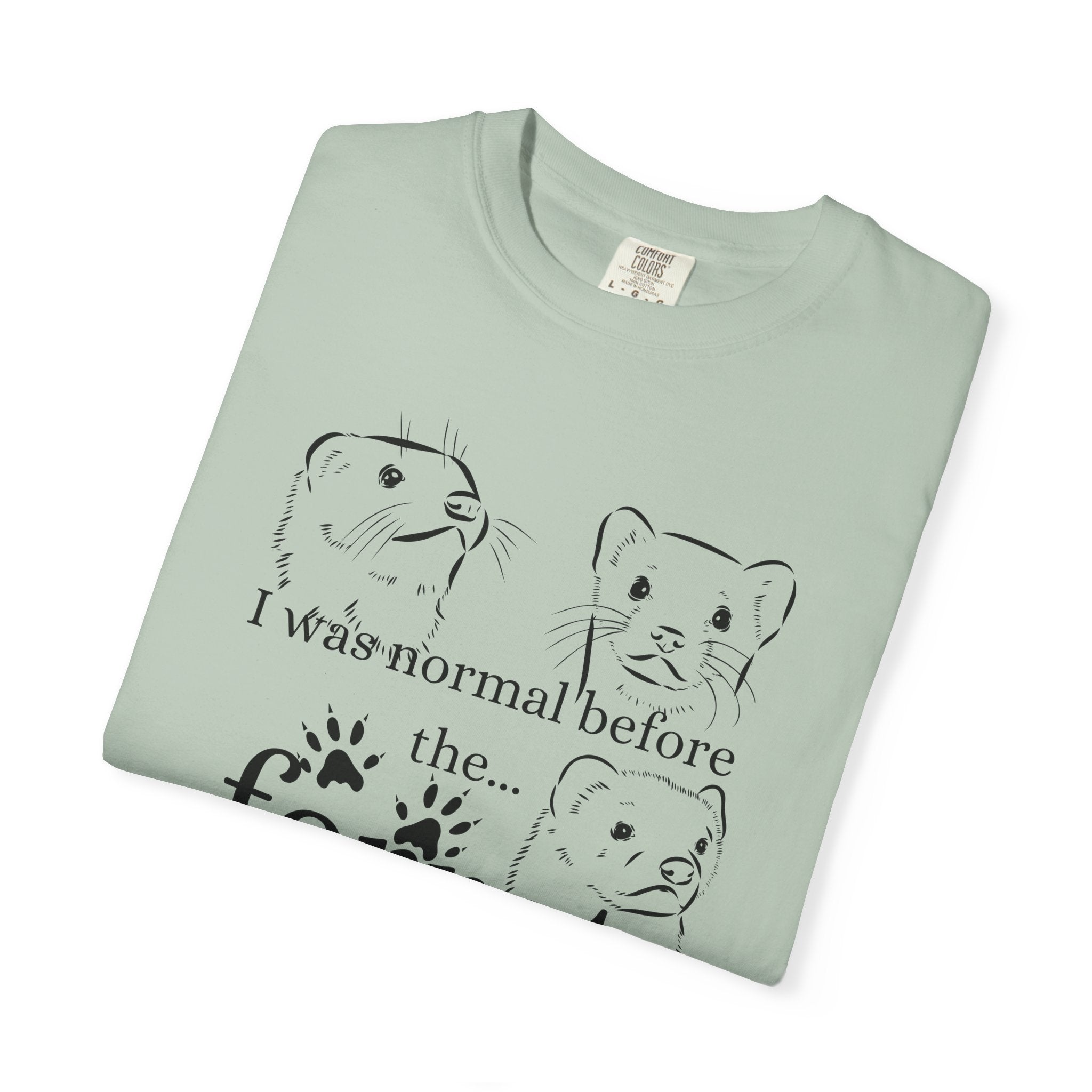 Whimsical Ferret T-shirt, Cute Animal Lover Tee, Gift for Pet Owners, Funny Graphic Tee, Ferret Mom/Dad Gift