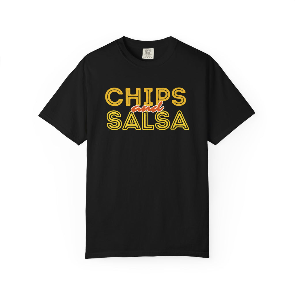 Chips and Salsa Unisex T-shirt, Casual Summer Tee, Foodie Gift, Gift for Friends, Cute Graphic Top, Comfortable Everyday Wear