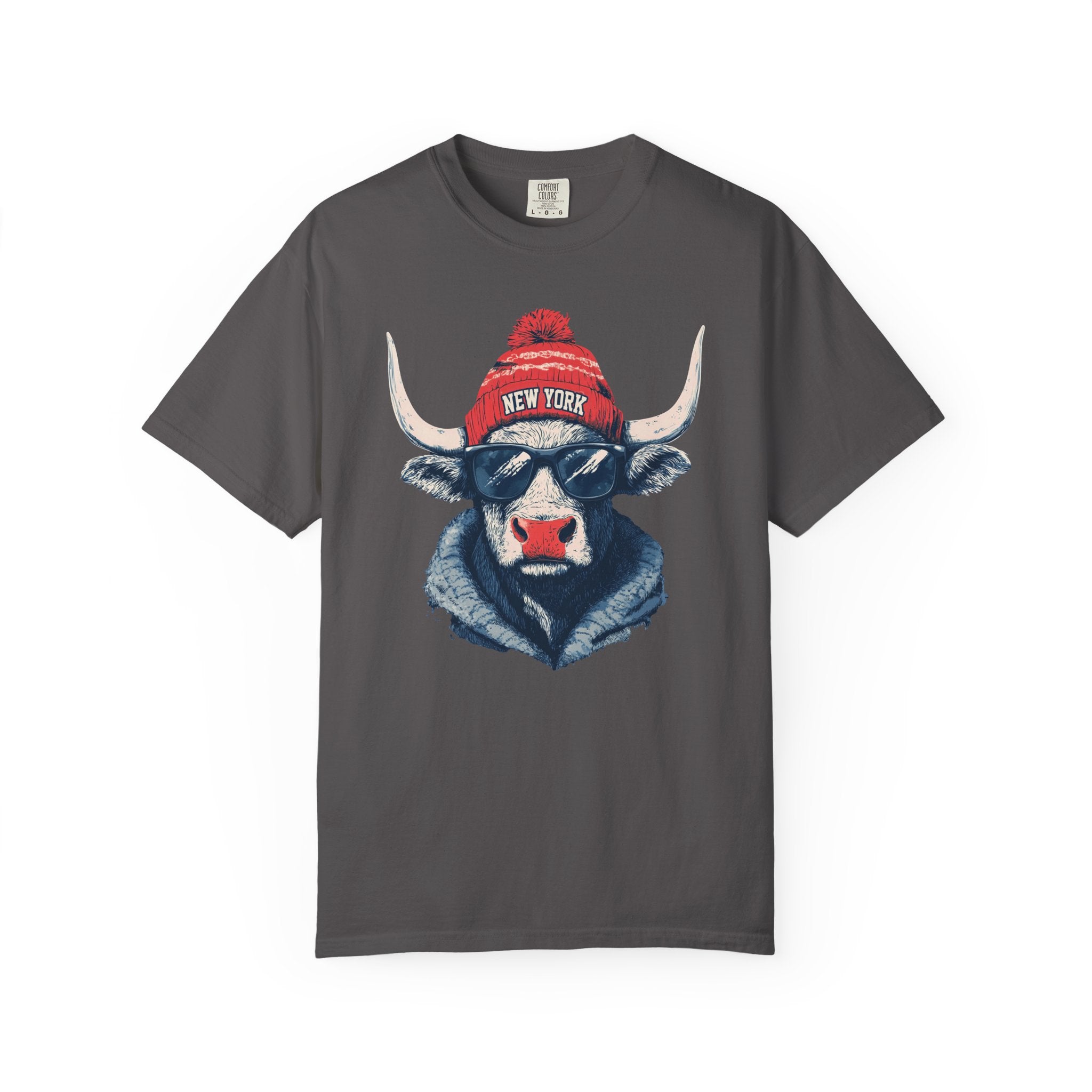 Football Spirit Animal Mascot Graphic T-shirt, Unisex Tee with New York Football team, Trendy Casual Wear, Gift for Him/Her
