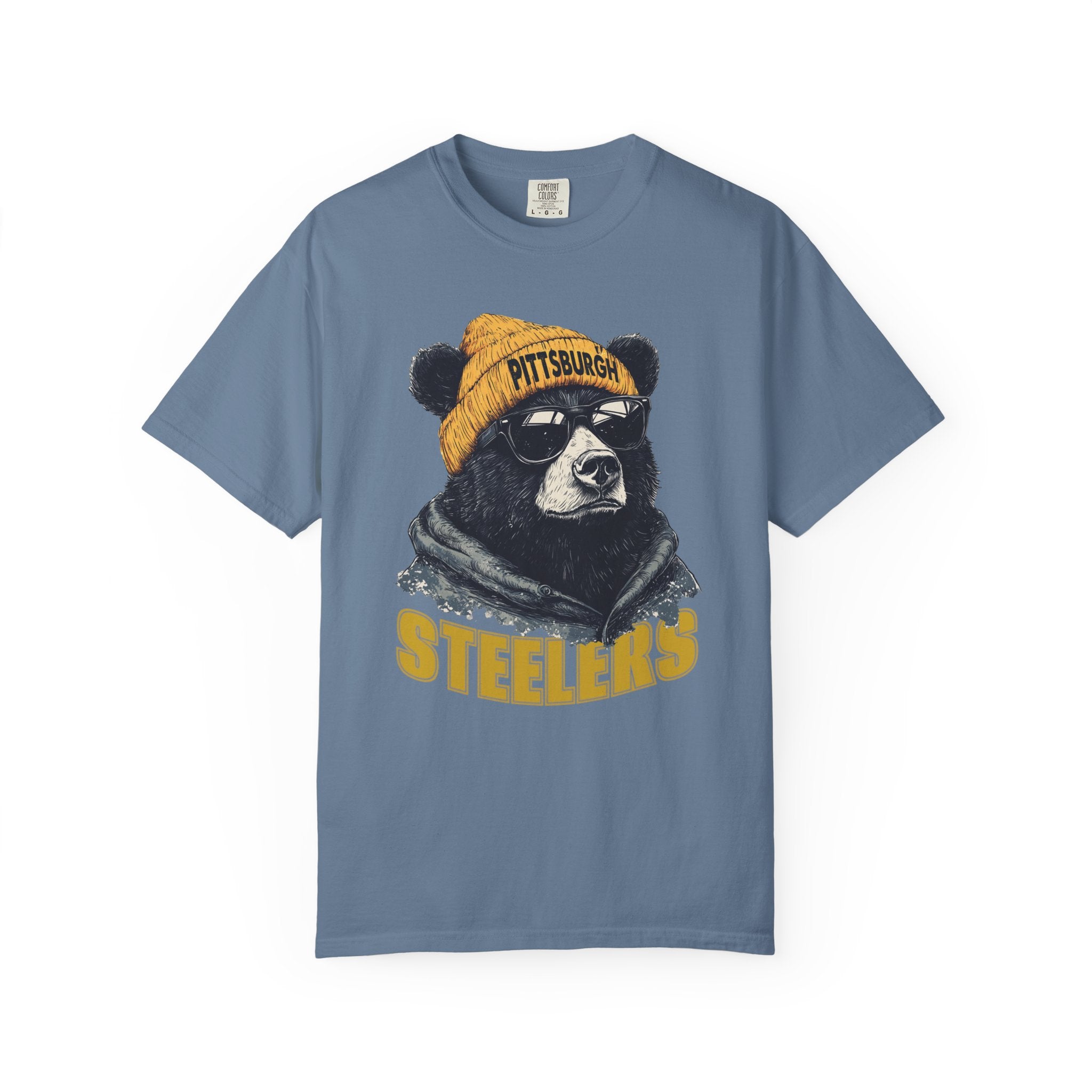 Pittsburgh Steelers Bear Spirit Animal T-Shirt | Unisex Football Fan Apparel