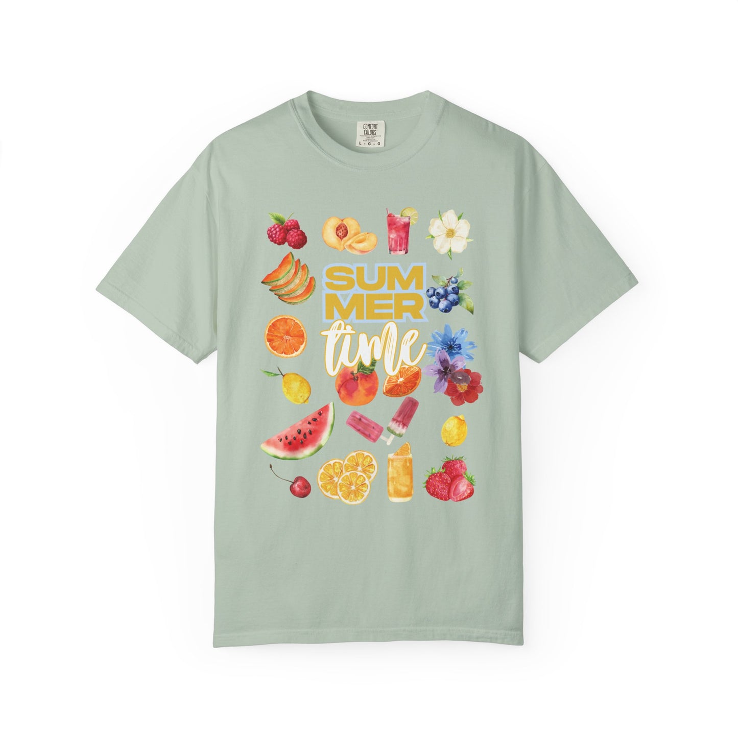 Summer Fruit Vibes T-Shirt, Unisex Casual Tee, Graphic Tee for Summer, Beachwear, Vacation Top, Gift for Her