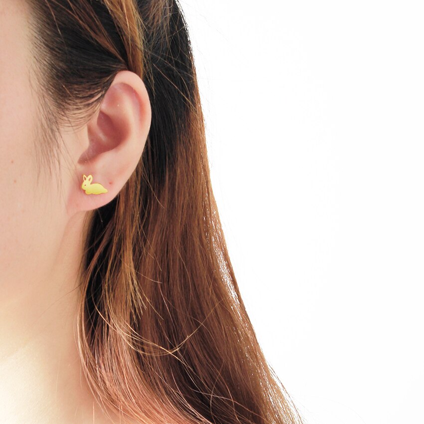 Cute Animal Rabbit Stud Earring