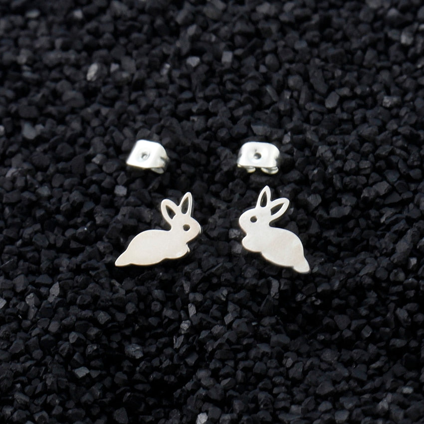 Cute Animal Rabbit Stud Earring