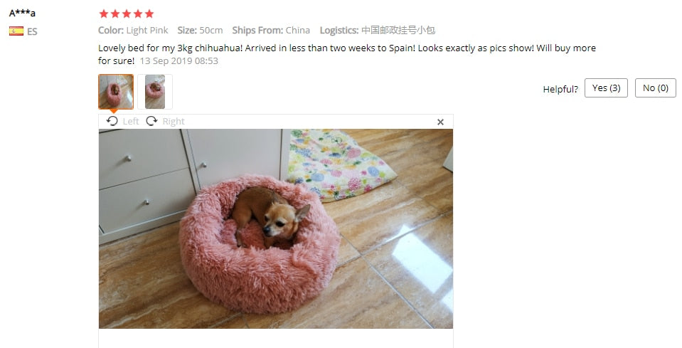 Super soft comfortable pet bed